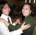 Luke dances the waltz with his mother Luke dances the waltz with his mother